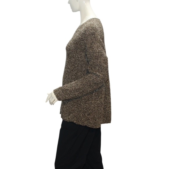 Van Heusen Brown Textured Ramie Blend Sweater Size L - Picture 4 of 7